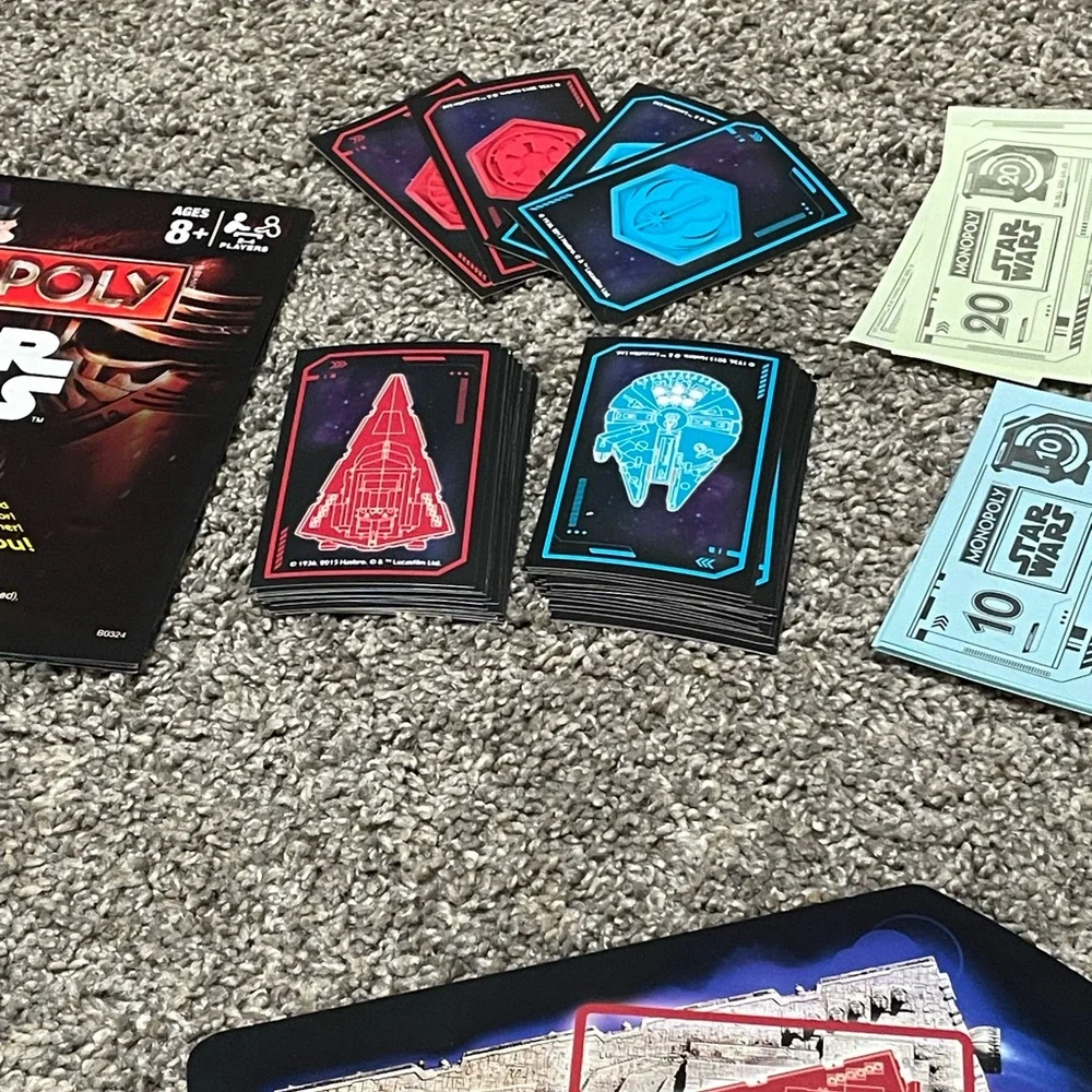 Star Wars Monopoly Age 8+ Star Wars The Force Awakens Edition‎ Disney Hasbro